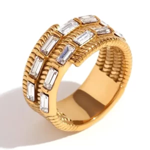 ANILLO SERPIENTE ZIRCONIA