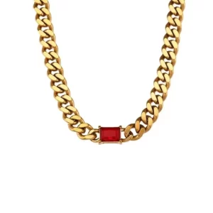 COLLAR CADENA RED