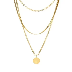 COLLAR TRIPLE MONEDA